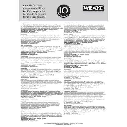 Artikelbild 3 für WENKO Zahnputzbecher Isera silber/weiß, 1 St., Artikelnummer 807604