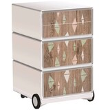 Artikelbild 1 für PAPERFLOW easyBox Colour Rollcontainer weiß, bunt 61579 4 Auszüge 39,0 x 43,6 x 64,2 cm, Artikelnummer 215628