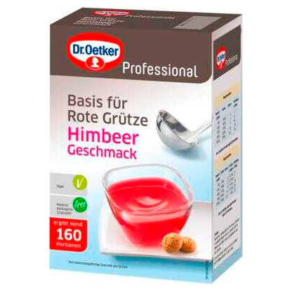 Artikelbild für Dr. Oetker Rote Grütze Himbeer-Geschmack 1,0 kg, 1 St., Artikelnummer 803351