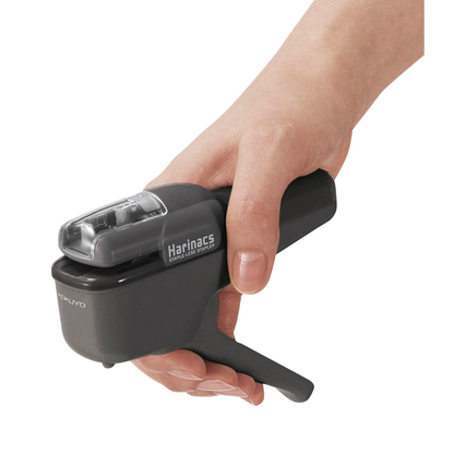 Artikelbild 2 für KOKUYO Klammerloses Heftgerät Harinacs MEDIUM + schwarz, 1 St., Artikelnummer 380889