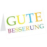 Artikelbild 1 für LUMA Genesungskarte Gute Besserung LU773 DIN B6, 1 St., Artikelnummer 403727