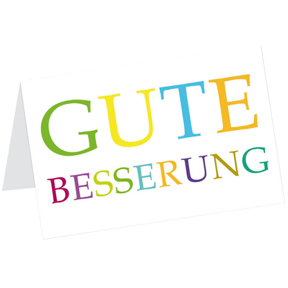 Artikelbild für LUMA Genesungskarte Gute Besserung LU773 DIN B6, 1 St., Artikelnummer 403727