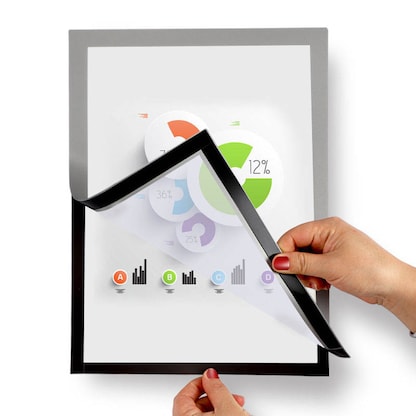 Artikelbild für LMG Magnetrahmen selbstklebend silber A4, 1 St., Artikelnummer 228649