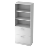 Artikelbild 1 für HAMMERBACHER Regalschrank Gradeo, V7300/W/W/RE weiß 80,0 x 42,0 x 200,4 cm, 1 St., Artikelnummer 234229