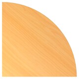 Artikelbild 1 für HAMMERBACHER Verbindungsplatte Altus buche, dreieckig abgerundet 80,0 x 80,0 x 2,5 cm, Artikelnummer 629459