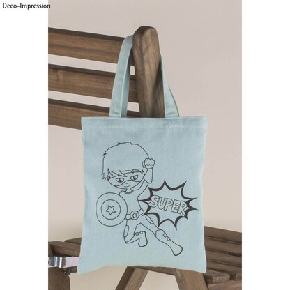 Artikelbild 2 für Rayher Stofftasche Stoff hellblau 53984356, Artikelnummer 204364