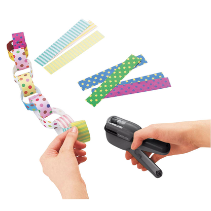 Artikelbild 5 für KOKUYO Klammerloses Heftgerät Harinacs MEDIUM + schwarz, 1 St., Artikelnummer 380889