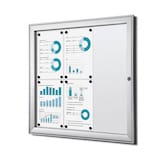 Artikelbild 1 für Showdown® Displays Schaukasten S B1 grau 6x DIN A4 74,1 x 2,3 x 69,6 cm, 1 St., Artikelnummer 618855