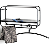 Artikelbild 1 für HAKU Möbel Wandgarderobe 23506 schwarz Metall 5 Haken 45,0 x 25,0 cm, Artikelnummer 491557