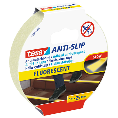 Artikelbild 2 für tesa Anti-Rutsch-Band Fluoreszent natur 25,0 mm x 5,0 m, Artikelnummer 304754