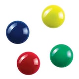 Artikelbild 1 für Zeller Magnete farbsortiert, Kunststoff Ø 2,0 x 0,9 cm, 12 St., Artikelnummer 794446
