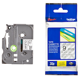 Artikelbild 1 für brother Schriftband TZe-121 TZE121, 9 mm, schwarz auf transparent, 1 St., Artikelnummer 653063