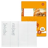 Artikelbild 1 für Staufen® Vokabelheft Lineatur 53 liniert DIN A6 ohne Rand, 32 Blatt, 1 St., Artikelnummer 717777