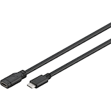 Artikelbild 1 für goobay USB 3.1 C Kabel 1,0 m schwarz, 1 St., Artikelnummer 363777