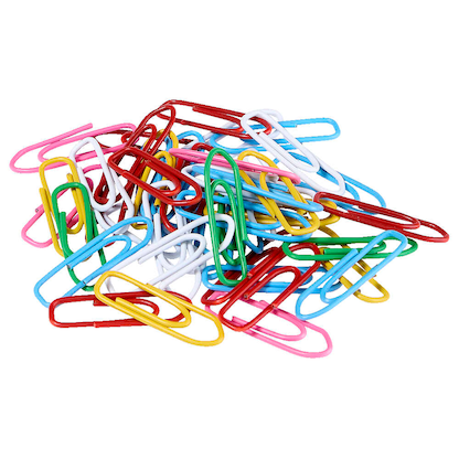 Artikelbild 4 für DONAU Büroklammern farbsortiert kunststoffüberzogen, 150 St., Artikelnummer 694046