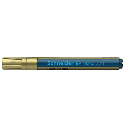 Artikelbild 2 für Schneider Maxx 270 Lackmarker gold 1,0 - 3,0 mm, 1 St., Artikelnummer 778589
