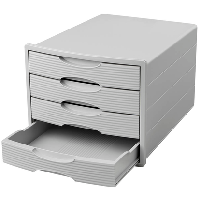 Artikelbild 4 für office discount Schubladenbox lichtgrau 1001-DO-11D, DIN A4 mit 4 Schubladen, 1 St., Artikelnummer 837522