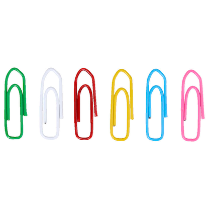 Artikelbild 5 für DONAU Büroklammern farbsortiert kunststoffüberzogen, 150 St., Artikelnummer 694046