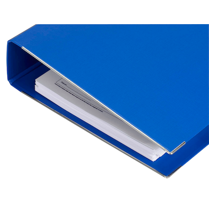 Artikelbild 4 für office discount Ordner blau Kunststoff 8,0 cm DIN A4, 1 St., Artikelnummer 501551