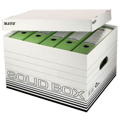Artikelbild für LEITZ Archivcontainer Solid weiß 45,0 x 34,6 x 30,5 cm, 10 St., Artikelnummer 667720