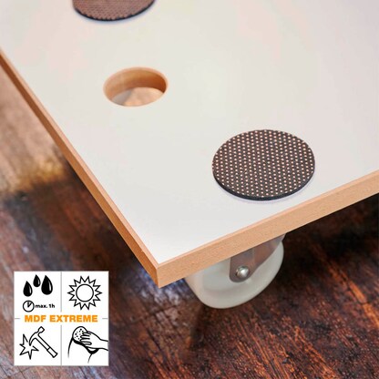 Artikelbild 5 für WAGNER® design yourself Transportroller MM 1319 weiß 30,0 x 57,5 x 11,0 cm bis 200,0 kg, Artikelnummer 418697