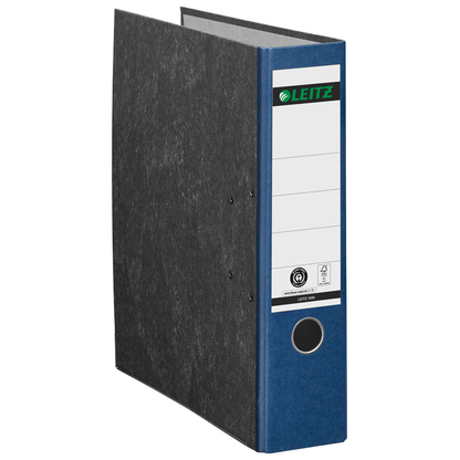 Artikelbild 10 für LEITZ 1080 Ordner blau marmoriert Karton 8,0 cm DIN A4, 1 St., Artikelnummer 652404