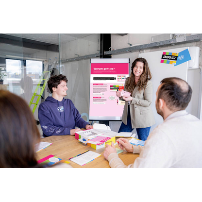 Artikelbild 2 für PLAYROOM Flipchart-Halter magnetisch Playboard silber für alle magnetischen Oberflächen, Artikelnummer 315428