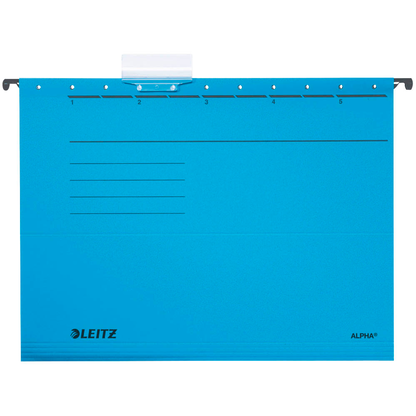 Artikelbild 2 für LEITZ Hängemappen ALPHA® 1985 blau, 5 St., Artikelnummer 322178