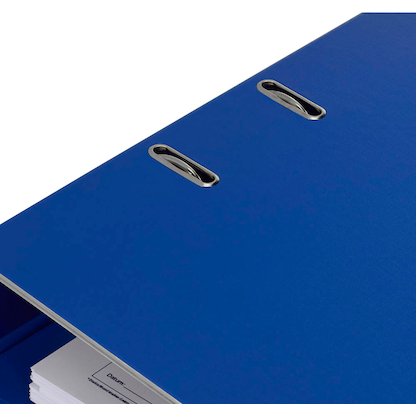 Artikelbild 3 für office discount Ordner blau Kunststoff 8,0 cm DIN A4, 1 St., Artikelnummer 501551