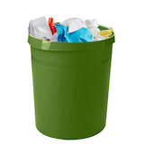 Artikelbild 1 für HAN Grip Papierkorb 18,0 l grün, 1 St., Artikelnummer 694620