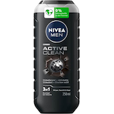 Artikelbild 1 für NIVEA MEN Active Clean Duschgel & Shampoo 250 ml, Artikelnummer 609429