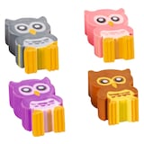 Artikelbild 1 für BRUNNEN Radiergummi Eule farbsortiert, 1 St., Artikelnummer 925762