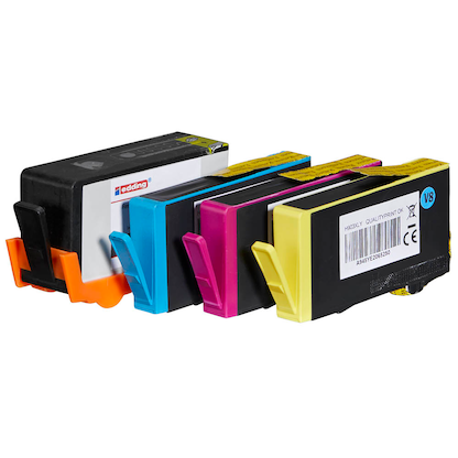 Artikelbild 3 für edding EDD-560 schwarz, cyan, magenta, gelb Druckerpatronen kompatibel zu HP 903XL (3HZ51AE), 4er-Set, Artikelnummer 110831