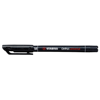 Artikelbild für STABILO OHPen universal Folienstifte schwarz 1,0 mm permanent, 10 St., Artikelnummer 259554