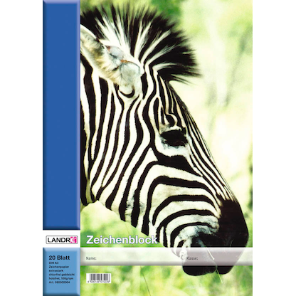 Artikelbild 3 für LANDRÉ® Zeichenblock DIN A3 100 g/qm, 20 Blatt, 1 Block, Artikelnummer 486314