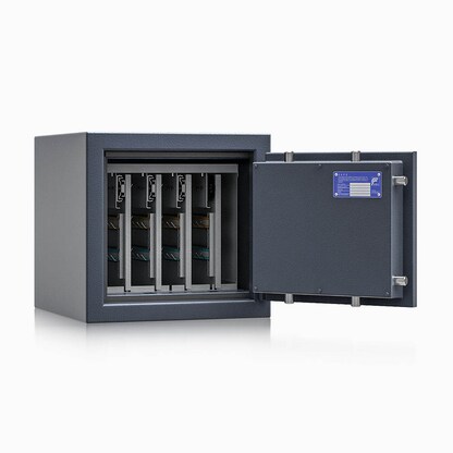 Artikelbild 2 für ISS safe4key Schlüsseltresor grau mit 160 Haken, Doppelbartschloss, 42,0 x 42,0 x 40,0 cm, 1 St., Artikelnummer 849701