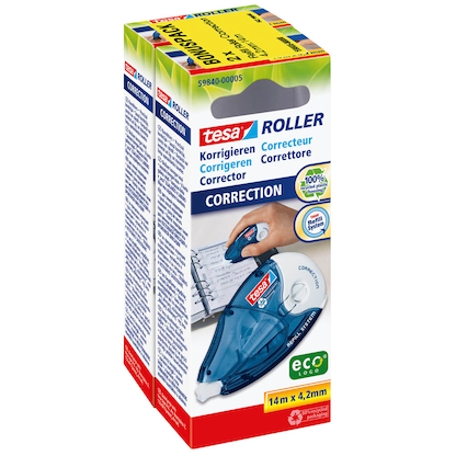 Artikelbild 2 für tesa Korrekturroller 4,2 mm, 2 St., Artikelnummer 518746