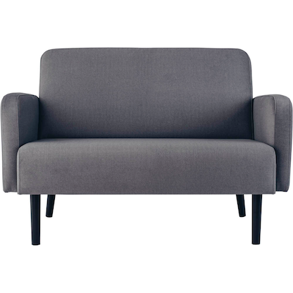 Artikelbild für meet powered by PAPERFLOW 2-Sitzer Sofa LISBOA grau schwarz Stoff 124,0 x 81,5 x 83,0 cm, 1 St., Artikelnummer 850937