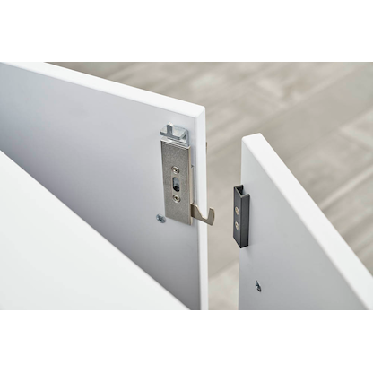 Artikelbild 10 für HAMMERBACHER Aktenschrank Popular, V968T6/W/W/BS weiß 5 Fachböden 80,0 x 42,0 x 215,6 cm, Artikelnummer 991195