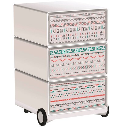 Artikelbild für PAPERFLOW easyBox Colour Rollcontainer weiß, bunt 61659 4 Auszüge 39,0 x 43,6 x 64,2 cm, Artikelnummer 215649