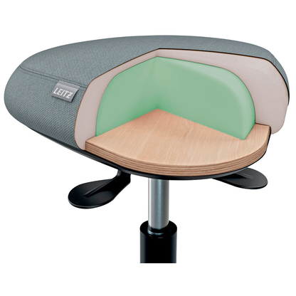 Artikelbild 5 für LEITZ Hocker Ergo Active 65770095 grau, 1 St., Artikelnummer 641898