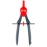 Artikelbild 1 für Kores® Zirkel Cirkos grau-rot, 1 St., Artikelnummer 766869