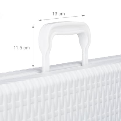 Artikelbild 10 für relaxdays Gartentisch BASTIAN weiß rechteckig 178,0 x 74,0 x 72,0 cm, Artikelnummer 771111