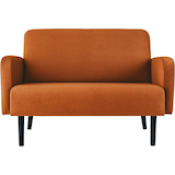 Artikelbild 1 für meet powered by PAPERFLOW 2-Sitzer Sofa LISBOA braun schwarz Stoff 124,0 x 81,5 x 83,0 cm, 1 St., Artikelnummer 851012