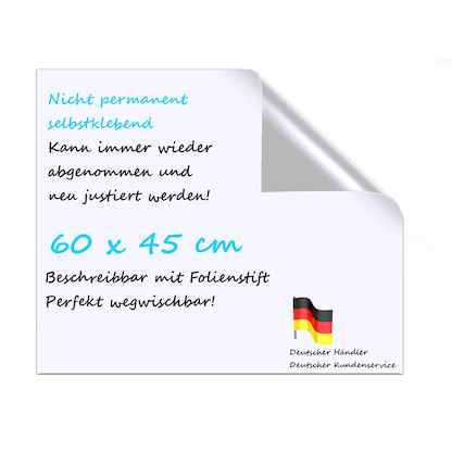 Artikelbild 2 für LMG selbstklebende Whiteboardfolie blanko 60,0 x 45,0 cm, 1 St., Artikelnummer 228666
