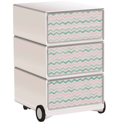 Artikelbild für PAPERFLOW easyBox Colour Rollcontainer weiß, bunt 61971 4 Auszüge 39,0 x 43,6 x 64,2 cm, Artikelnummer 215618