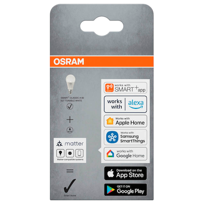 Artikelbild 6 für OSRAM LED-Lampe SMART+ MATTER Classic A60 E27 9 W matt, 1 St., Artikelnummer 710219