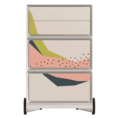 Artikelbild 3 für PAPERFLOW easyBox Colour Rollcontainer weiß, bunt 61045 4 Auszüge 39,0 x 43,6 x 64,2 cm, Artikelnummer 215139