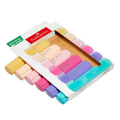 Artikelbild 9 für FABER-CASTELL TL 46 Pastell Textmarker farbsortiert, 6 St., Artikelnummer 274278
