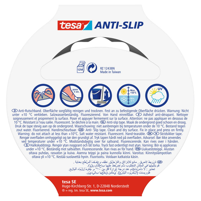 Artikelbild 4 für tesa Anti-Rutsch-Band Fluoreszent natur 25,0 mm x 5,0 m, Artikelnummer 304754